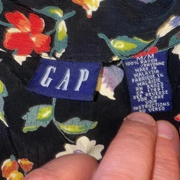 GAP floral print casual blouse 👚 for  summer - Picture 6 of 7